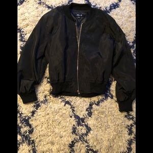 Fashion Nova cropped bomber jacket